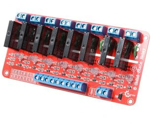 8 Channel 5V Solid State Relay Module Board OMRON for Arduino (Robu.in)