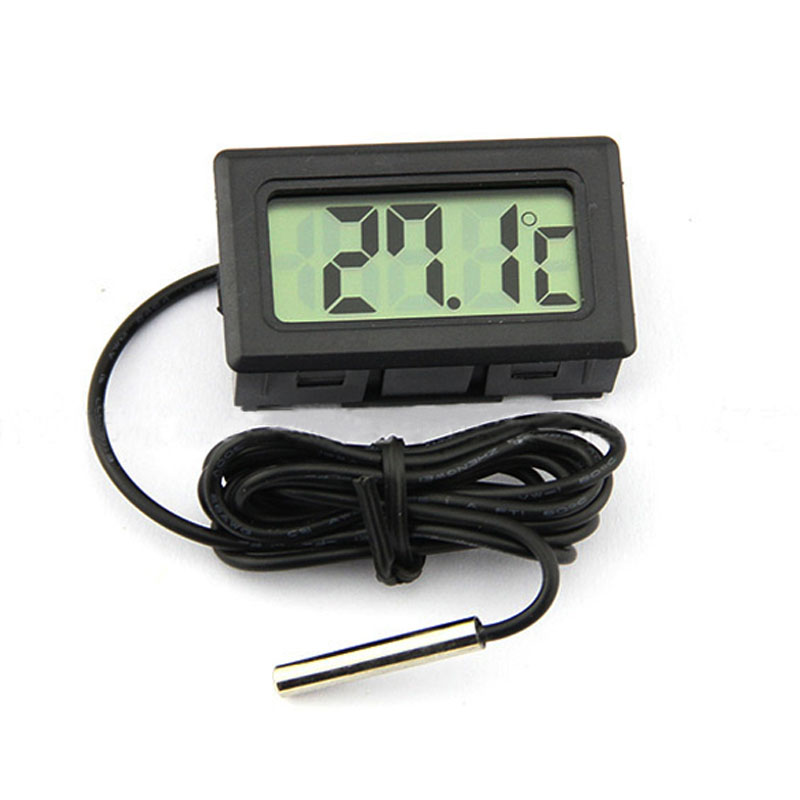 Mini Digital Thermometer Solar LCD Display Water Temperature Sensor Probe Digital  Thermometer with 1m Probe - China Mini Thermometer, Digital Thermometer