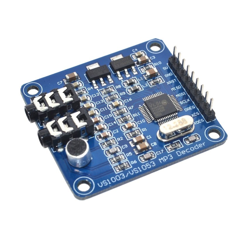 VS1003 VS1003B MP3 Module Decoding Containing Microphones STM32 (Robu.in)