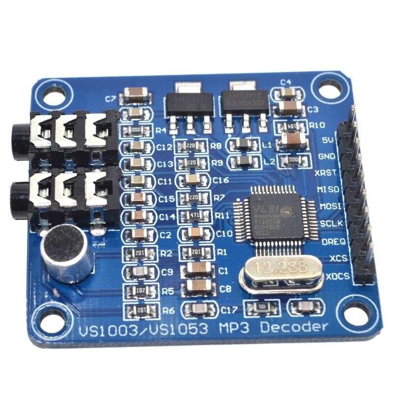 Vs1003 Vs1003B Mp3 Module Decoding Containing Microphones Stm32 (Robu.in)