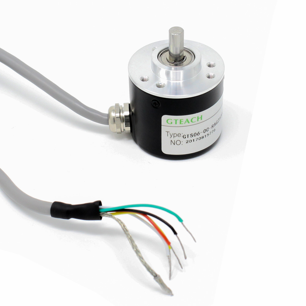 Incremental Photoelectric Rotary Encoder ZSP3806 2500 PPR Solid Shaft Wire ABZ Three phase 5-24V - Robu (2)