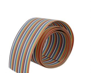 2.54mm 24AWG Pure Copper 40pin Dupont Wire 1 meter Length