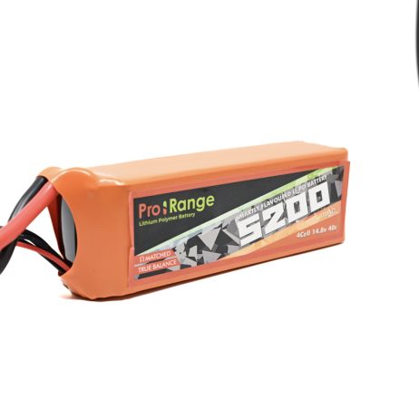 Pro-Range 14.8V 5200mAh 40C 4S Lithium Polymer Battery Pack
