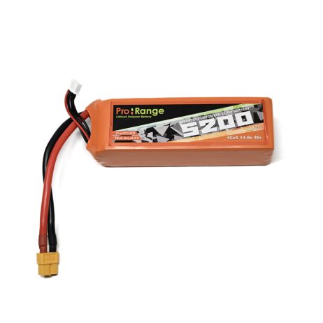 Pro-Range 14.8V 5200mAh 40C 4S Lithium Polymer Battery Pack