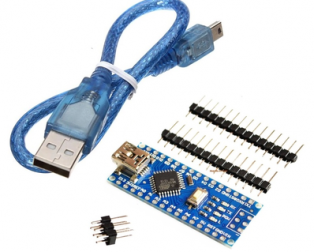Arduino Nano V3.0 CH340 Chip with Mini USB Cable (Unsoldered)