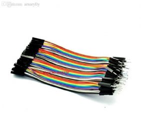 Buy Male To Female Jumper Wires 40 Pcs 10cm Online at Robu.in