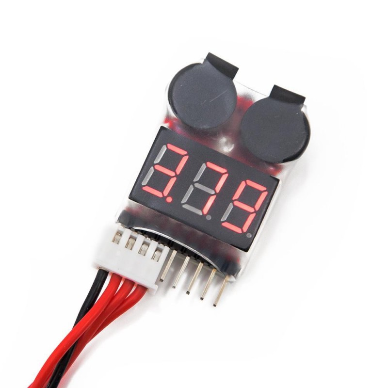 1 8S Lipo Battery Voltage Tester Low Voltage Buzzer Alarm