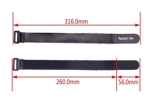 Buy 30cm Lipo Battery Strap Belt Reusable Cable Tie Wrap Online at Robu.in