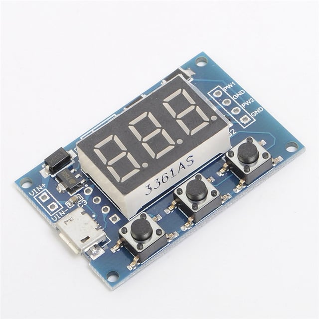 2 Channel Pwm Generator Pulse Frequency Duty Cycle Adjustable Square Wave Rectangle Signal Generator For