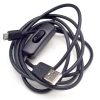 Black Usb Cable With On Off Switch