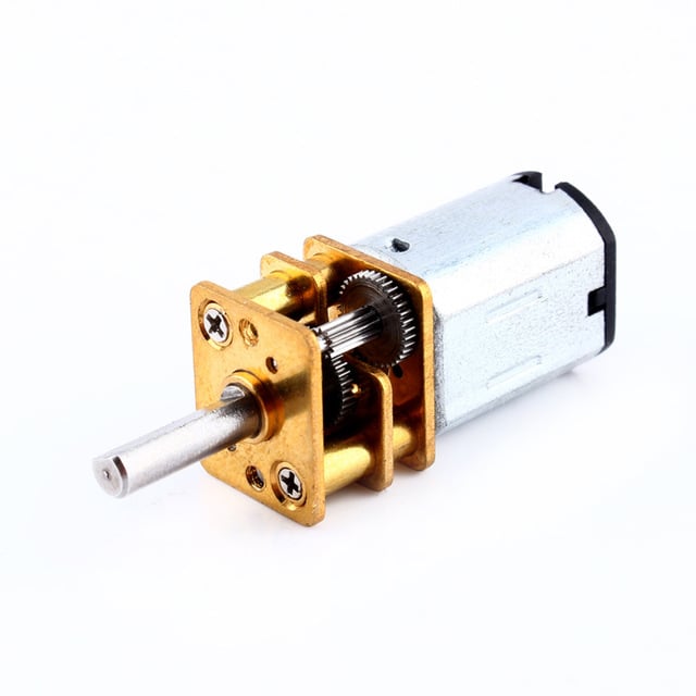 Dc12V 200Rpm Gear Motor N20 Micro Speed Reduction Gear Dc Motor With Metal Gearbox