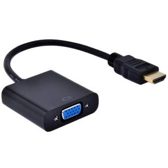Basics Gold-Plated HDMI (Female) to VGA (Male) Adapter with 3.5mm  Audio.