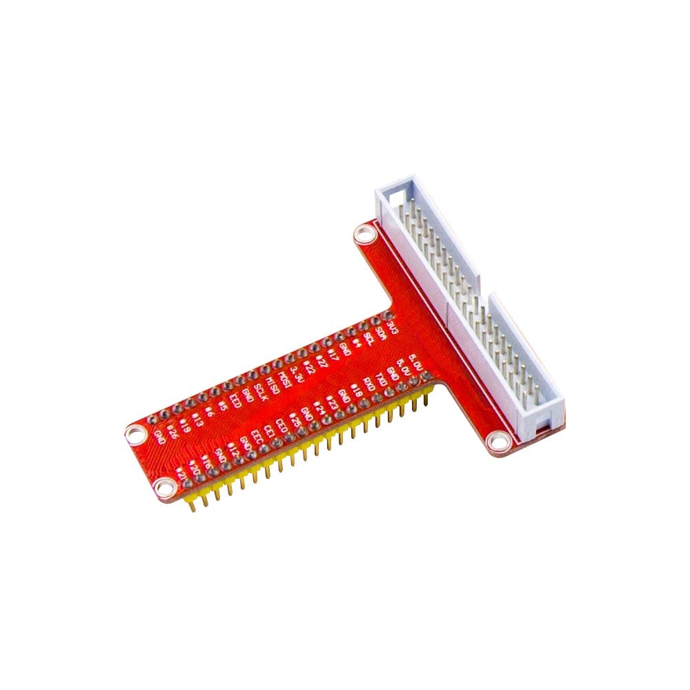 T Type GPIO Breakout board with 40 pin Cable and 400 holes Breadboard for Raspberry Pi 3 Model B/B+