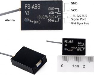 FlySky FS-A8S 2.4G 8CH Mini Receiver module
