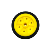 EasyMech 100mm Modified Heavy Duty(HD) Disc Wheel Yellow - 2pcs