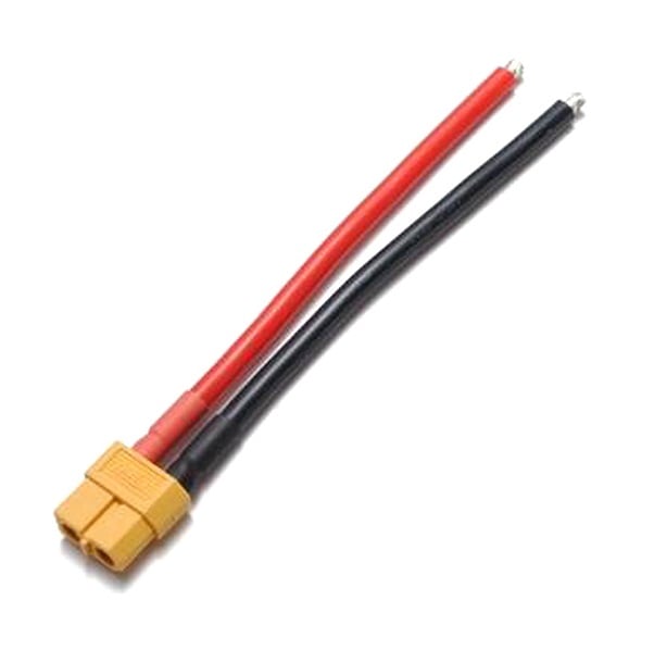 Xt60 Female With 14Awg Silicon Wire 10Cm (1Pcs/Bag)