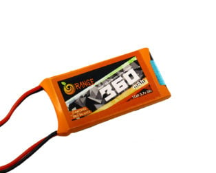Orange 3.7V 360mAh 30C 1S Lithium Polymer Battery Pack