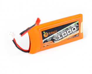 Orange 1000 mAh 1S 30C/60C Lithium polymer battery Pack (LiPo)
