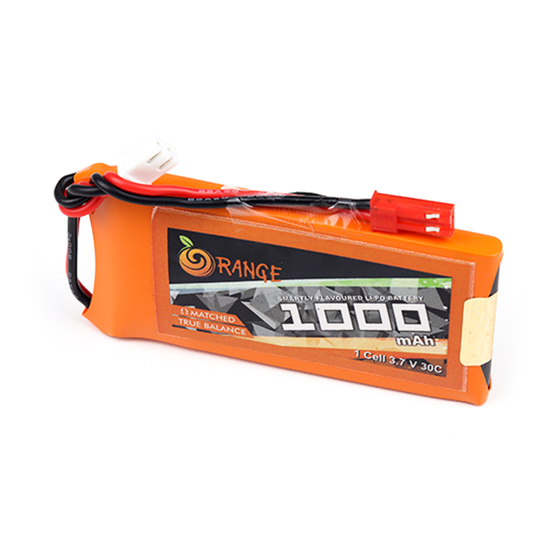 Orange 1000 mAh 1S 30C/60C Lithium polymer battery Pack (LiPo)