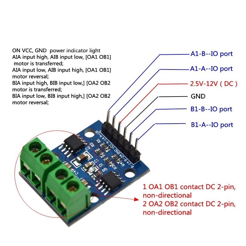 L9110S Dc Stepper Motor Driver Board (Normal Quality)