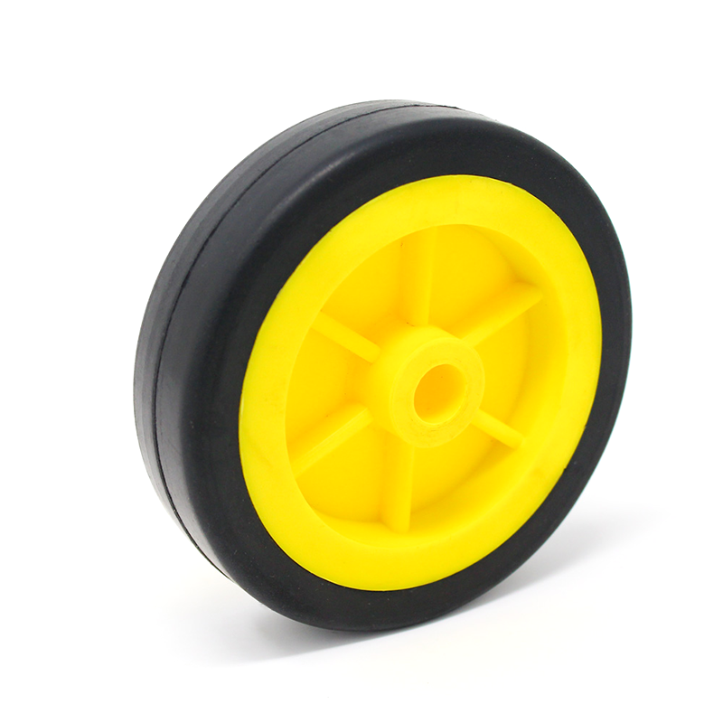 Easymech Heavy Duty(Hd) Disc Wheel 100Mm Diameter - 2Pcs(Yellow Color)