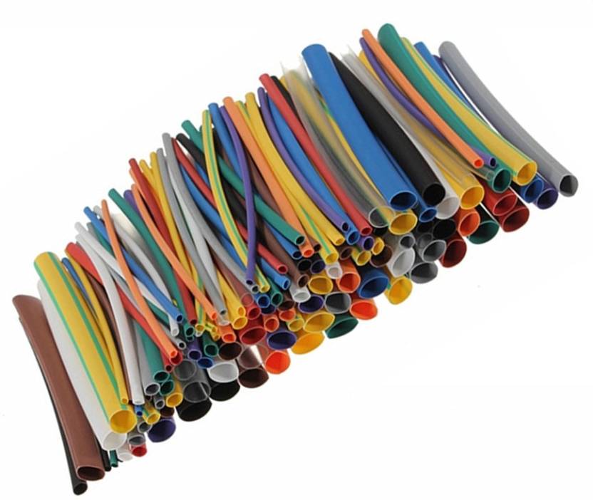 A Set of Multicolor 150mm Long Heat Shrink Sleeve-4mm Industrial Grade WOER (HST)