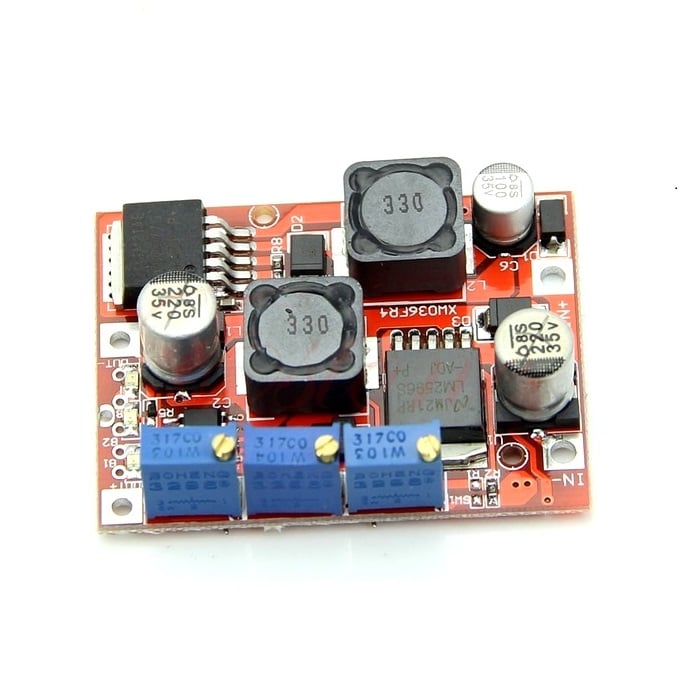Digital Display LM2577S+LM2596S Step Up/Down DC-DC Converter Power Module