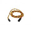 SafeConnect Twisted 100cm 22AWG Servo Lead Extention (JR) with Hook-1Pcs.