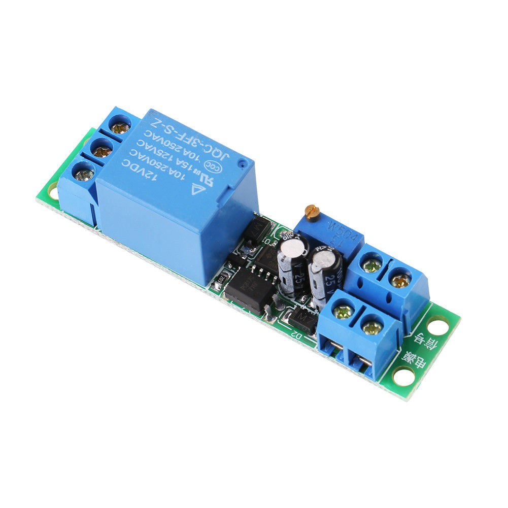 12V DC Delay Relay Delay Turn on Delay Turn Off Switch Module with Timer A5B1