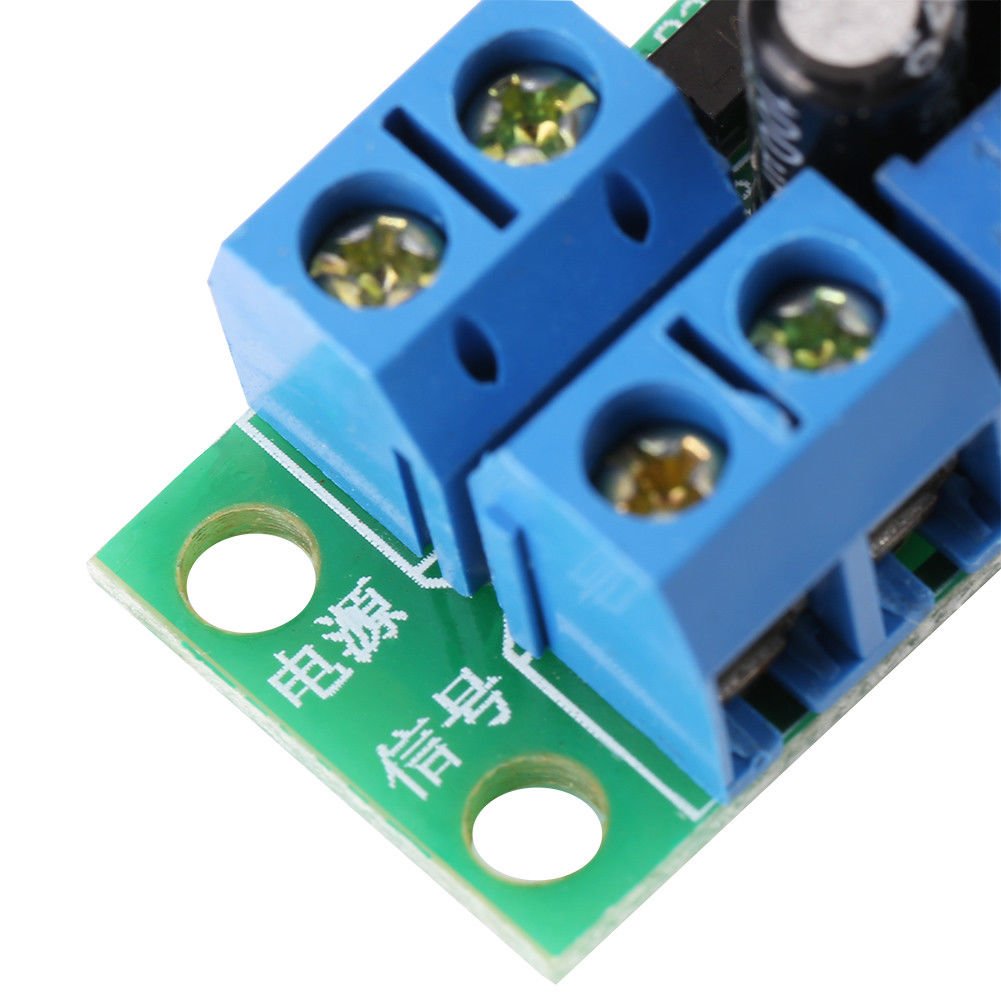 Dc 12V Switch Delay-Relay Module With Adjustable Delay Time 0~25 Second Signal Triggering Switch Module