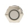 12mm 12V Ring Light Self-Lock Non-Momentary Metal Push-button