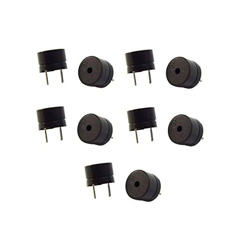Input Voltage(Max.) : 5V Resistance: 42Ohm; Resonance Frequency: 2048HZ Body Size : 12 x 8mm  Pin Pitch: 6mm  External Material: Plastic; Color: Black