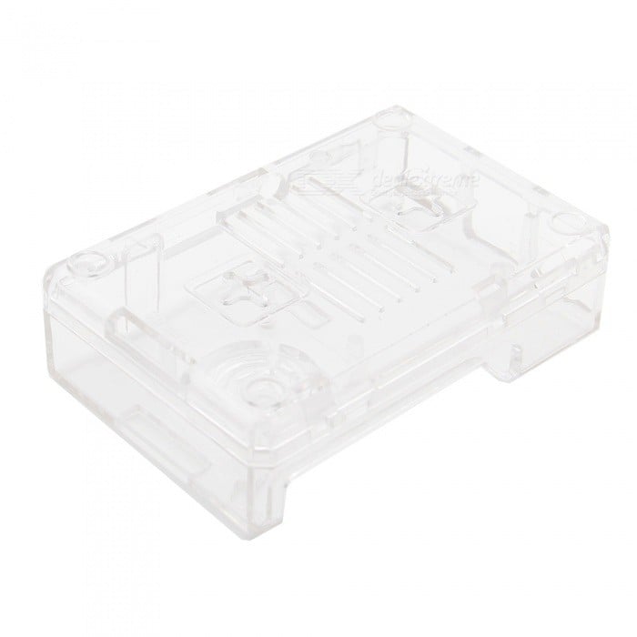 New High Quality Transparent ABS Case for Raspberry Pi 33+ with Cooling FAN Slot