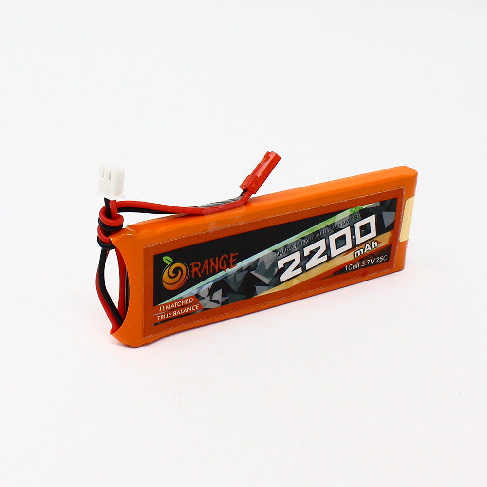 Orange 2200 mAh 1S 25C50C Lithium polymer battery Pack (LiPo)