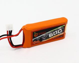 Orange 600mAh 2s 45c90c Lithium Polymer Battery Pack (Lipo)