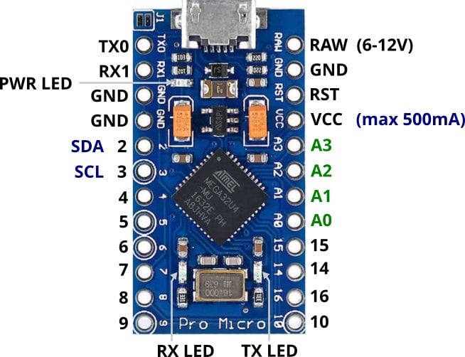 5V/16Mhz Pro Micro ATmega 32U4 Board Bootloader for Arduino Leonardo