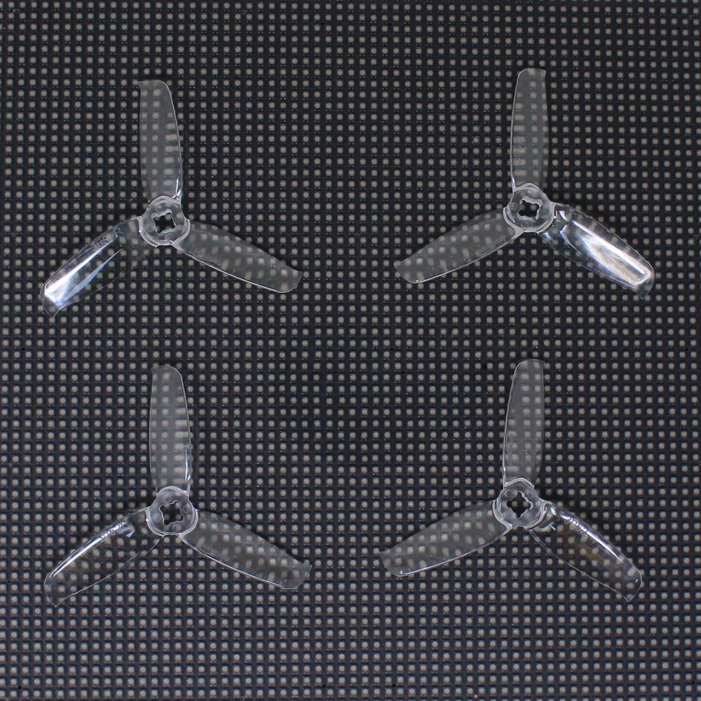Orange 3052(3X5.2) Tri-Blade Flash Propellers 2Cw+2Ccw 2 Pair-Transparent
