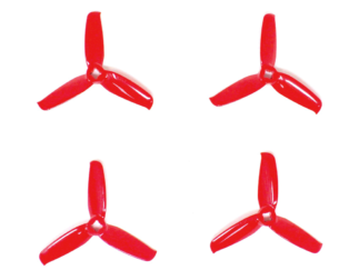 Orange 3052(3X5.2) Tri-Blade Flash Propellers 2CW+2CCW 2 Pair-Ferarri Red