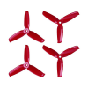 Orange Hd 4052(4X5.2) Tri Blade Flash Propellers 2Cw+2Ccw 2 Pair-Ferrari Red