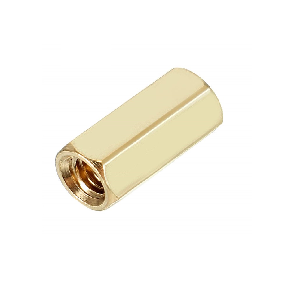 Buy M3x10mm F-F brass hex standoff spacer online at the best price in India