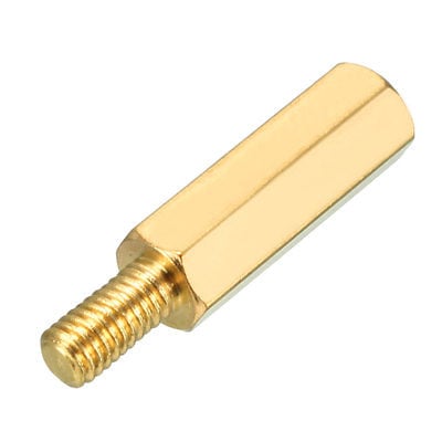 M3 M4 Male to Female Brass Hex Hexagonal Pillars PCB Threaded Standoff Spacers 