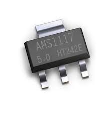 AMS1117-5.0V, 1A, SOT-223 Voltage Regulator IC (Pack of 5 ICs)