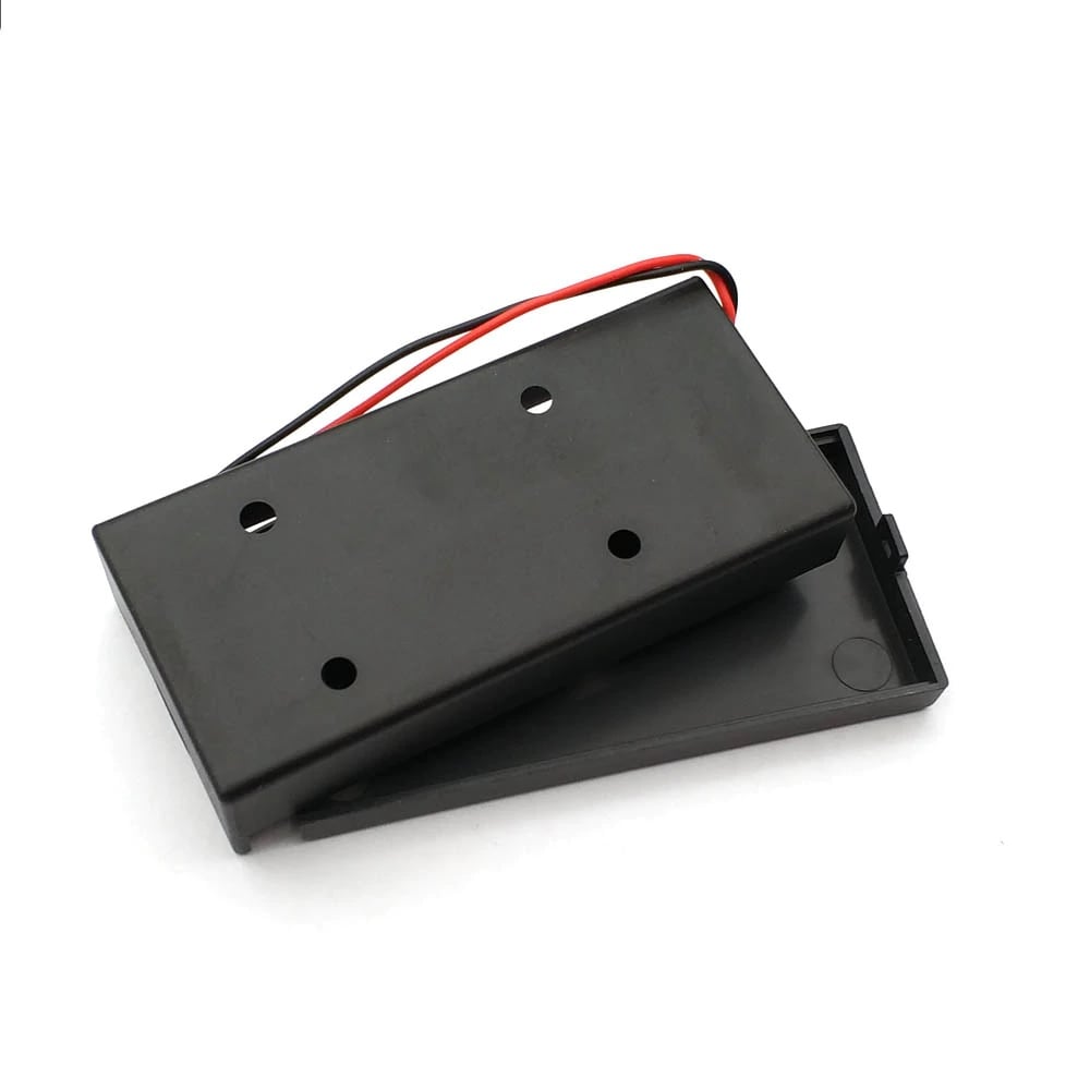 18650 x 2 battery holder with cover and OnOff Switch