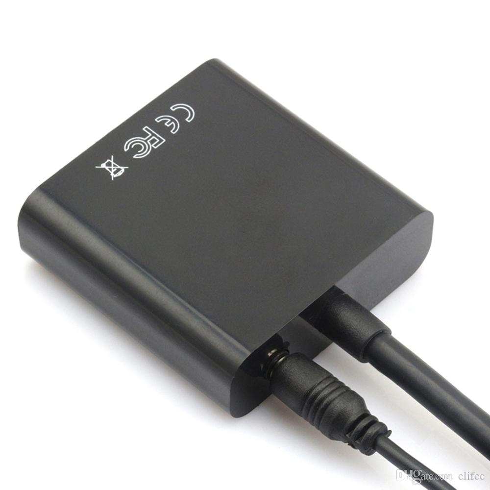 Adaptateur HDMI Male vers VGA Femelle + Cable audio jack 3,5mm