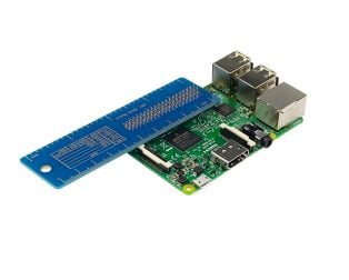 Raspberry Pi 3B2BB+ GPIO Ruler V2