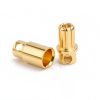 Amass 8Mm Gold Plated Bullet Connector Male Female Pair 1