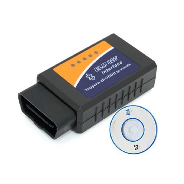 Mini Obd2 Bluetooth Scanner with 6 Pin to OBD 16 Pin Adapter