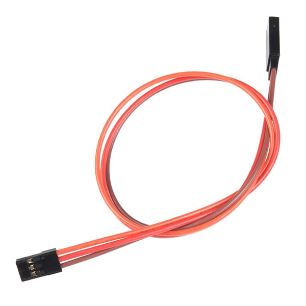 SafeConnect Flat 30CM 22AWG Servo Lead Extension (JR) Cable