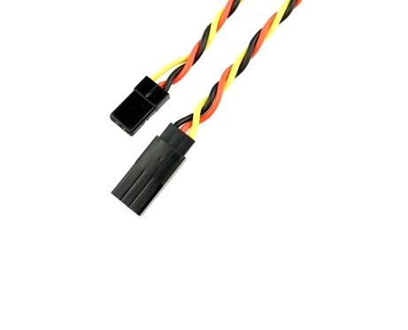 SafeConnect Twisted 15CM 22AWG Servo Lead Extension (JR) Cable