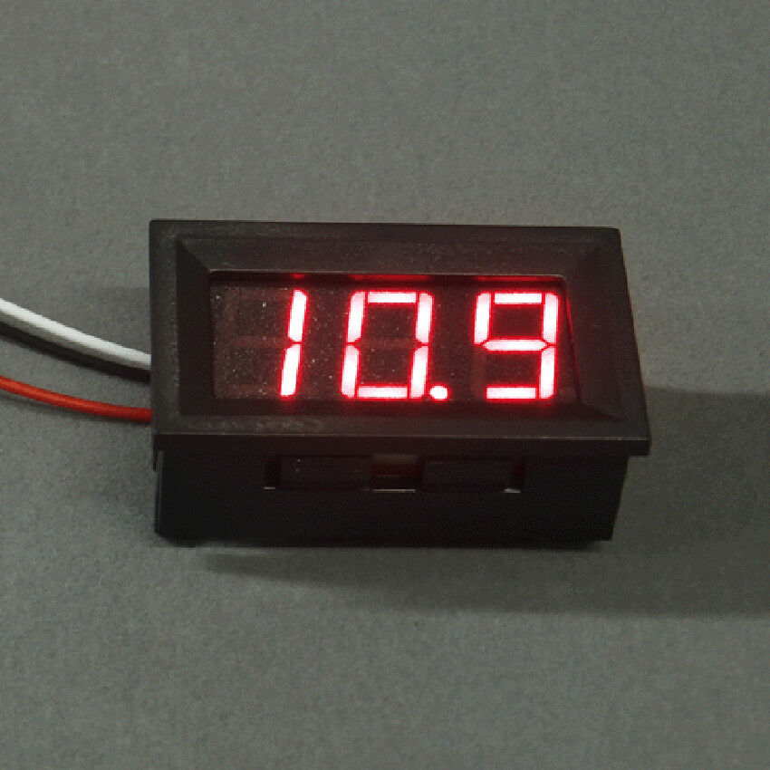 0.56inch 0-100V Three Wire DC Voltmeter